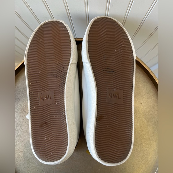 MADEWELL DELIA SIDEWALK LOW TOP SNEAKERS | WHITE/BLACK | SIZE: 7 | EUC - Picture 7 of 7